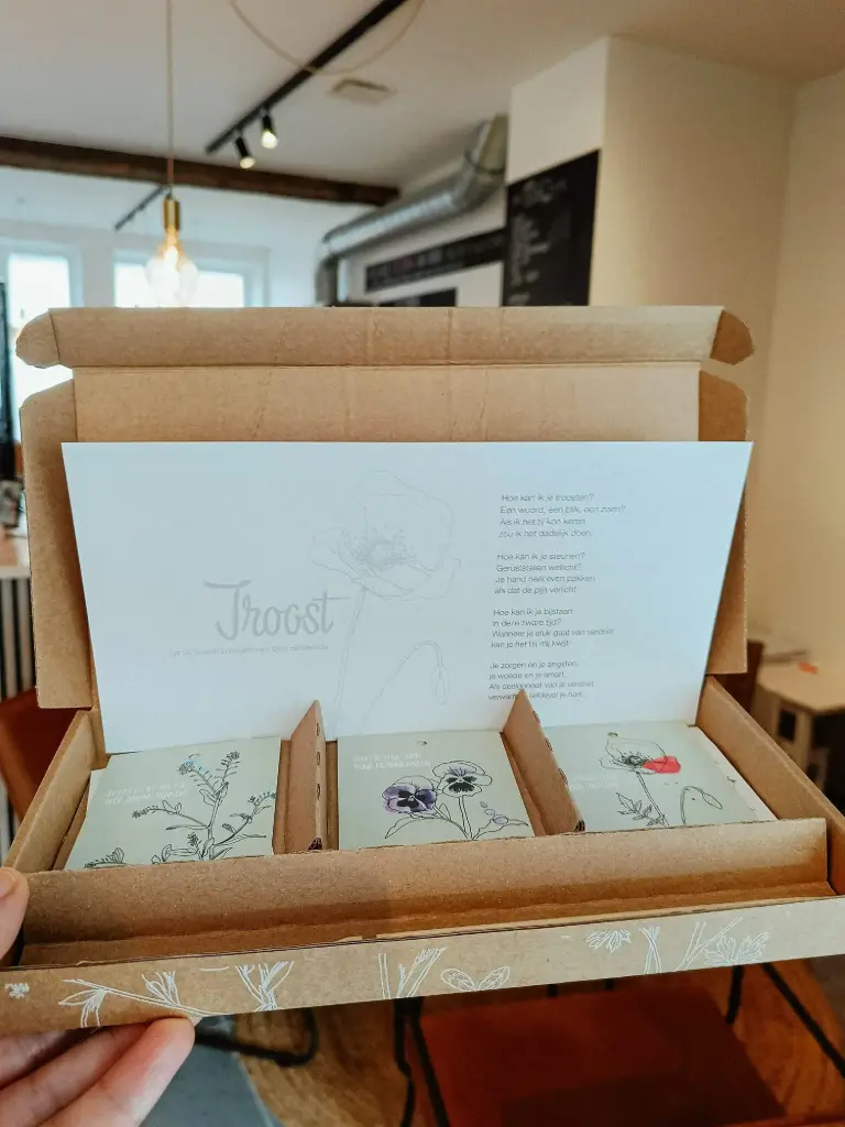 Cadeaudoosje Troost zaaien