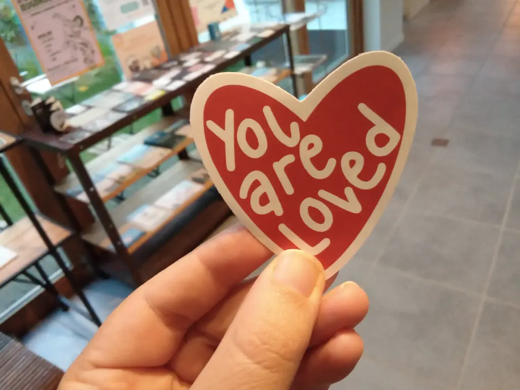 Sticker: you are loved