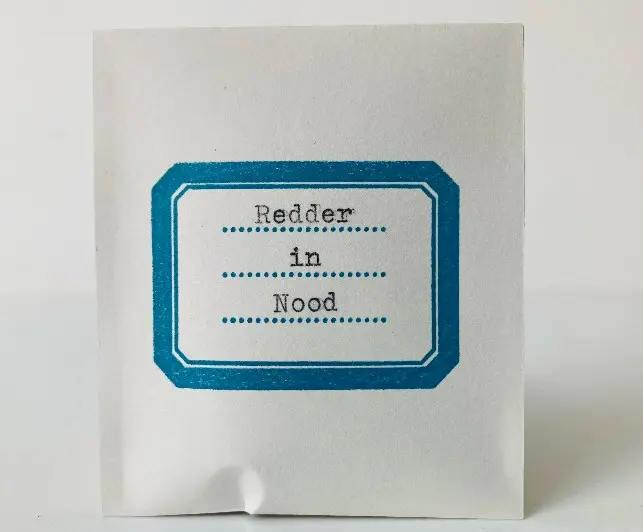 Theedoosje: Redder in nood