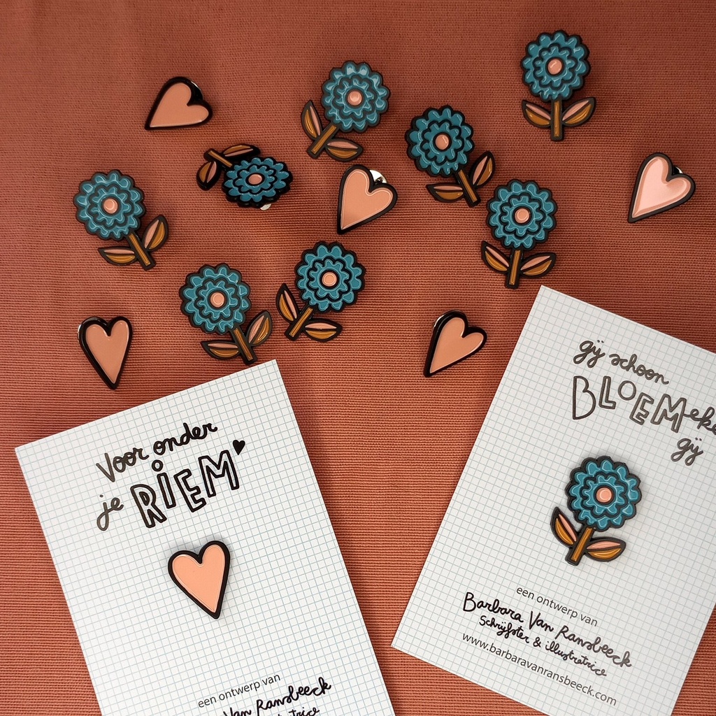 Pin's Barbara Van Ransbeeck (Gij schoon bloemeke gij)